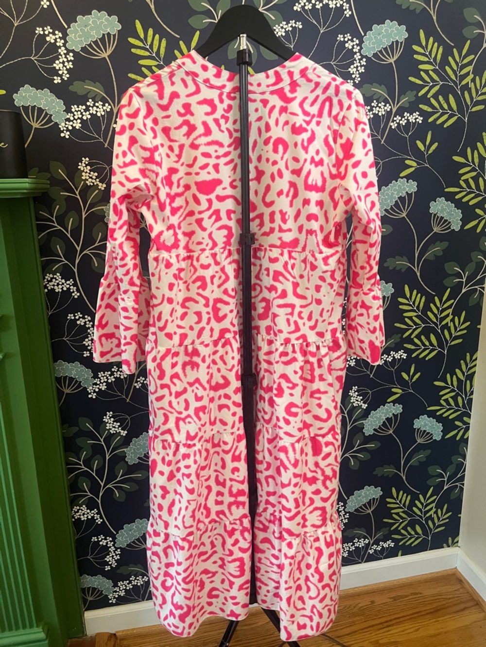 3 Piece Resort Dress Bundle – Pink Leopard + Paisley + Yellow Stripe Size M - Picture 10 of 15